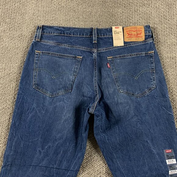 NWT Levi's 541 Athletic Taper Jeans Men's 34 x 30 Measures 35 x 29 Blue Stretch - Picture 4 of 15